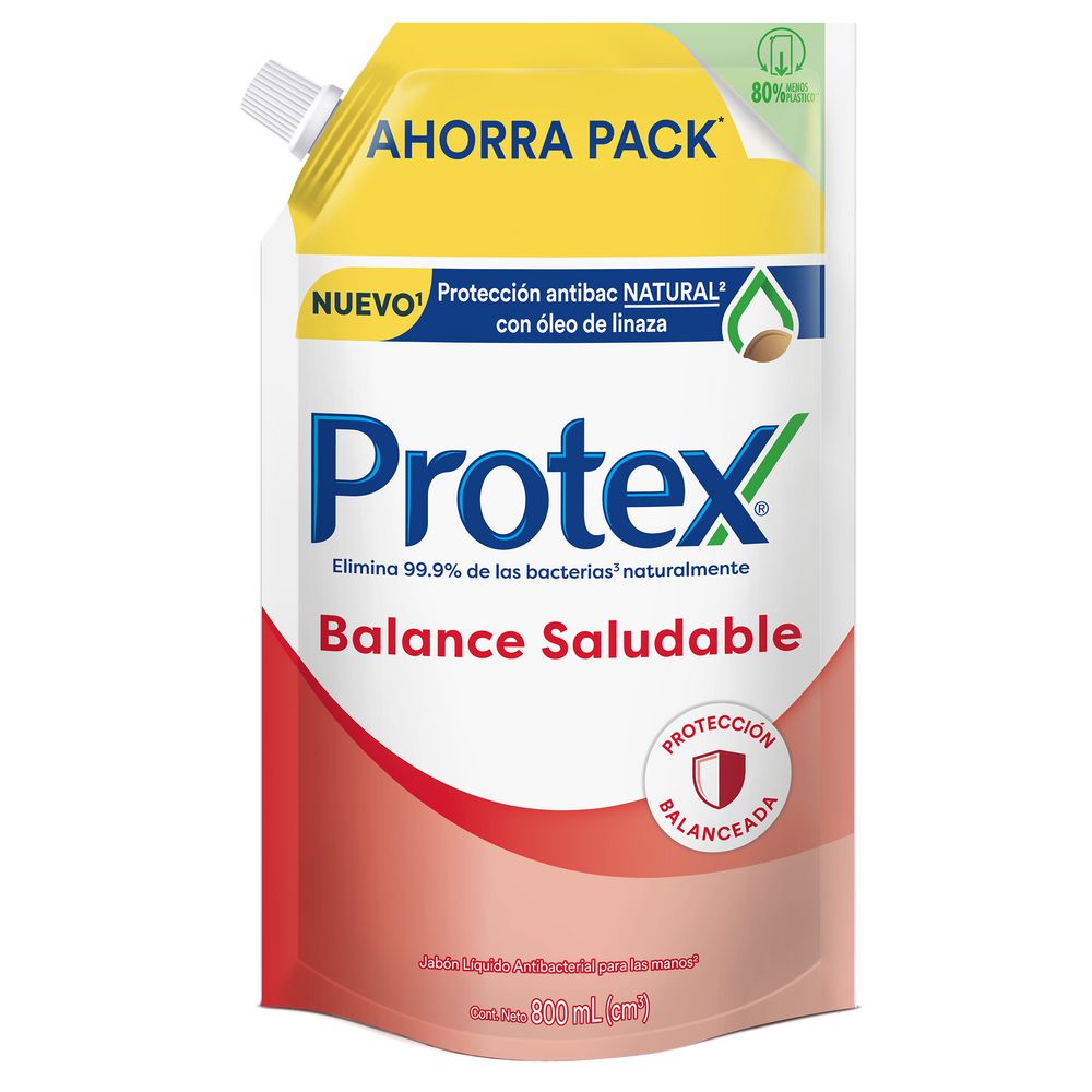 Jabón líquido para manos PROTEX Balance Saludable Corporal (800  ml)