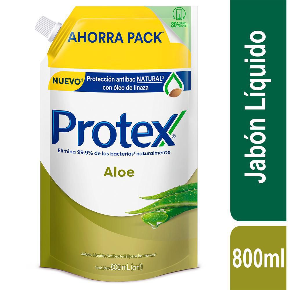 Jabón líquido para manos PROTEX Aloe Corporal (800  ml)