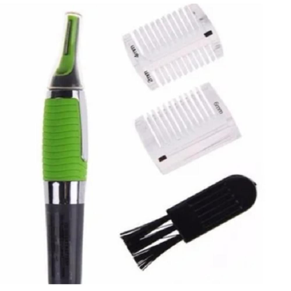 Depiladora Micro Touch Verde Perfiladora Patillera Oídos Naris