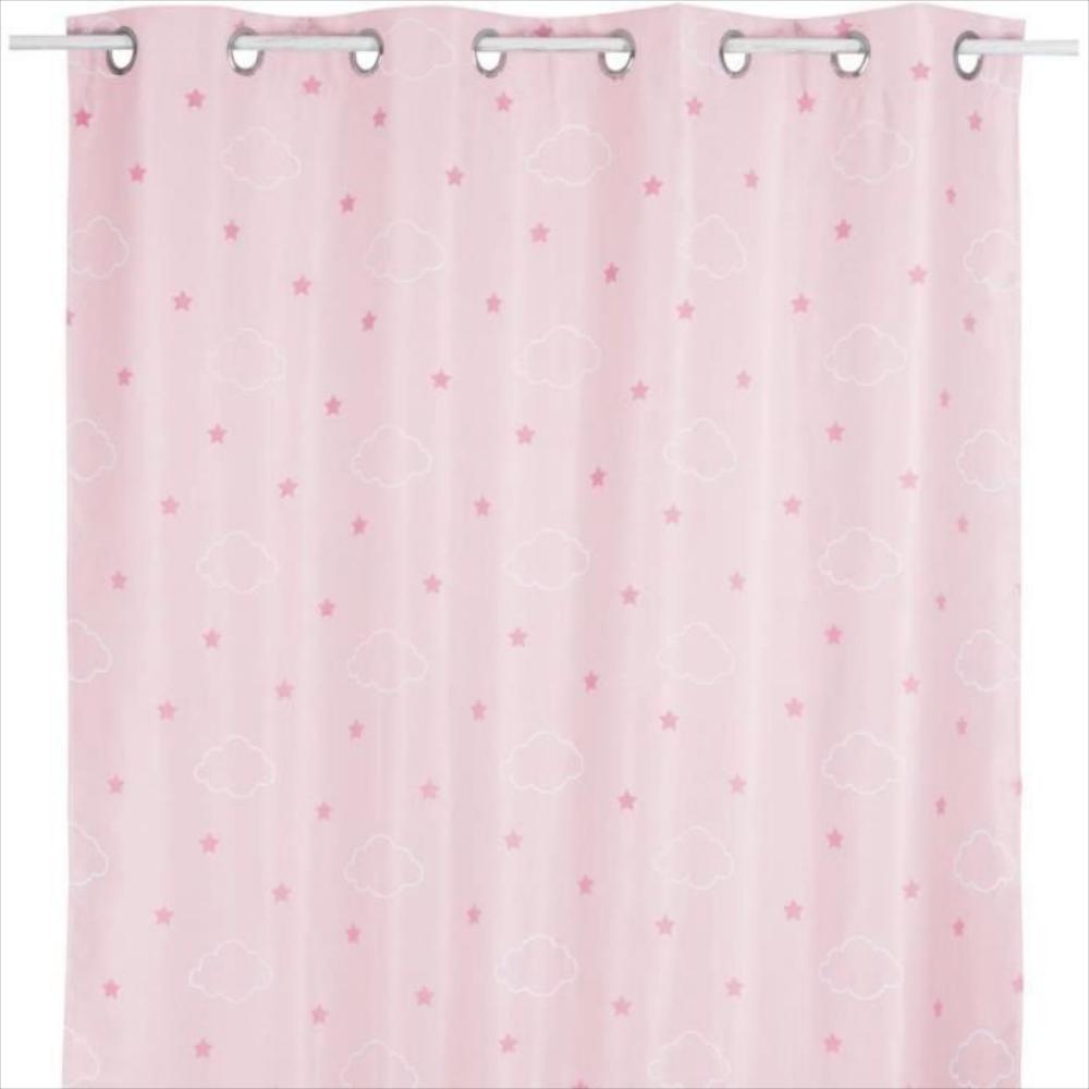 Cortina Luminosa Occ 140X250 Rosa Estilo Infantil
