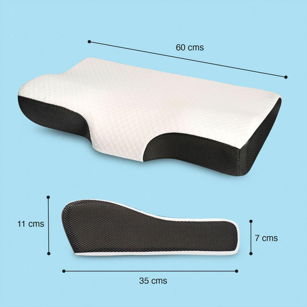 Almohada Cervical De Cuello Ortopédica Viscoelástica Premium img #5