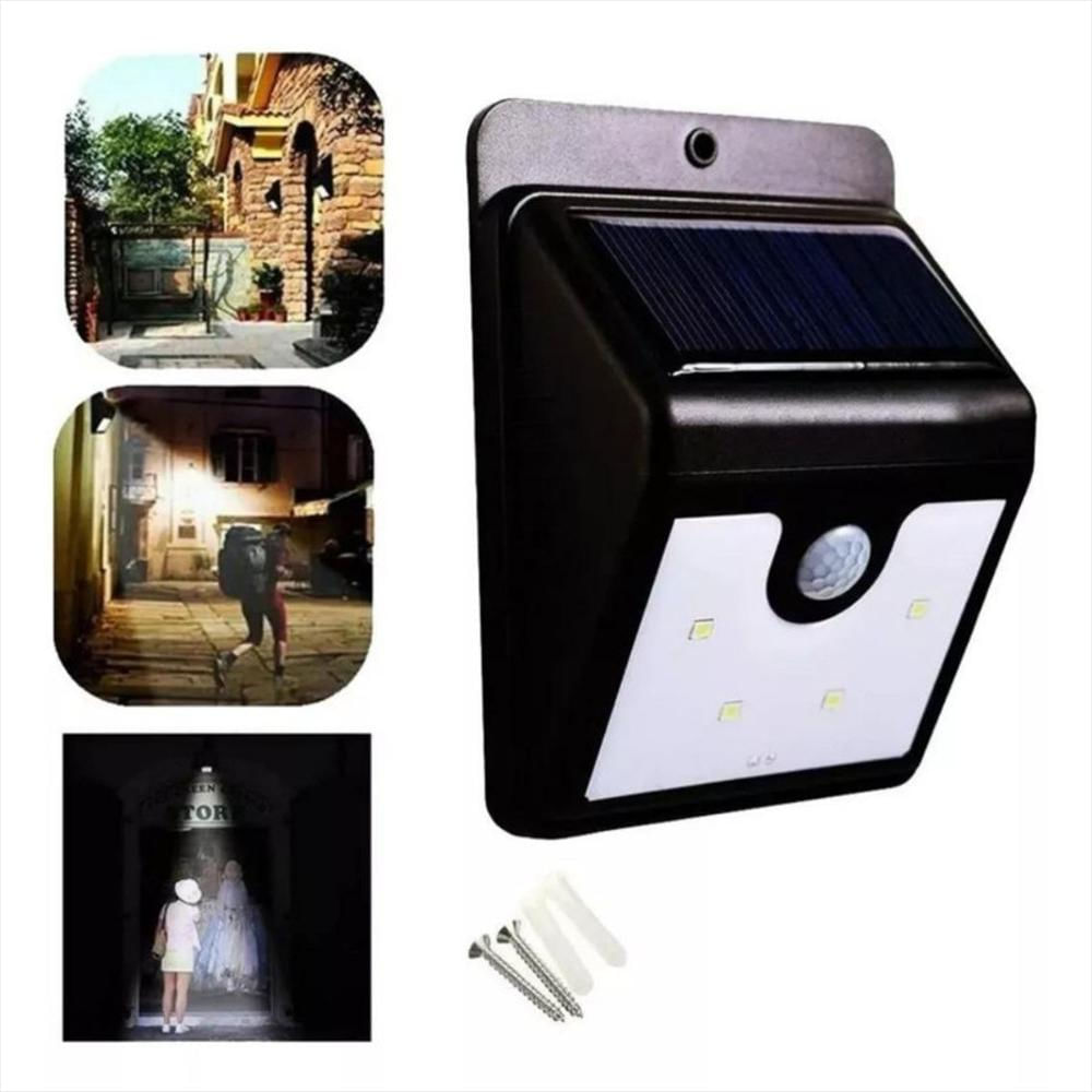 Luz Led Exterior Energia Solar Sensor Movimiento Ever Brite