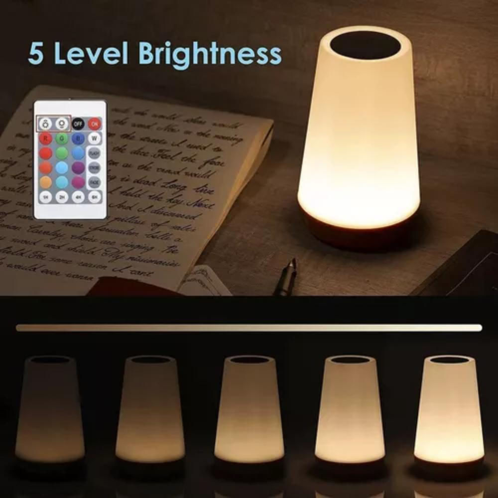 Lámpara Led Mesa Táctil Recargable Control Bebe Niños img #3