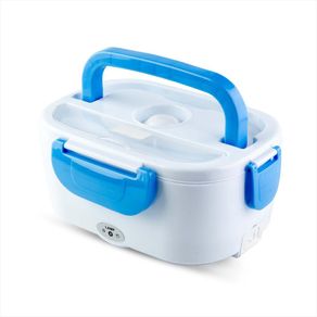 Lonchera Eléctrica, Calentador Comida, Porta Comida Portátil Azul