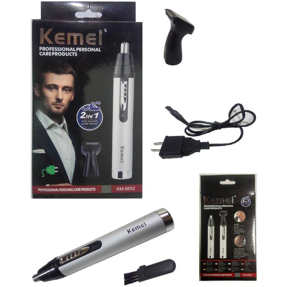 Afeitadora Y Patillera Kemei Recargable