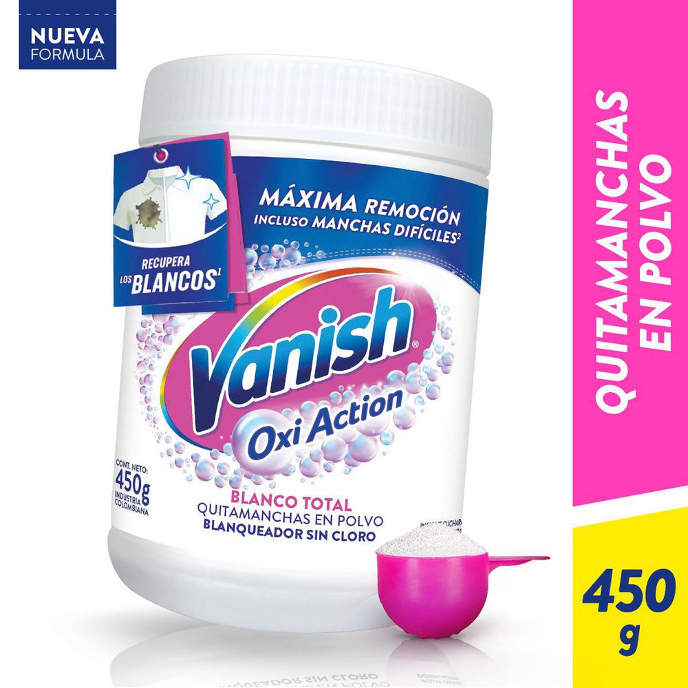 Quitamanchas VANISH blanco total (450  gr) img #1