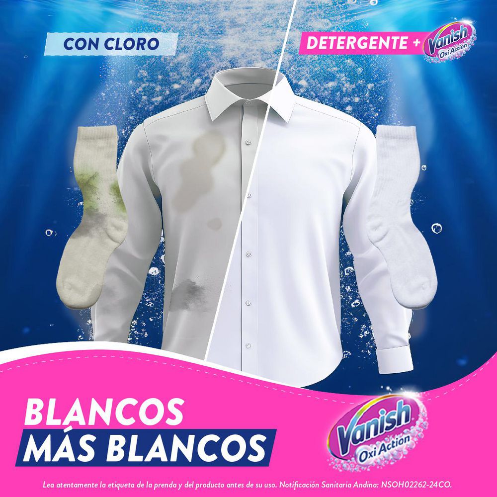 Quitamanchas VANISH blanco total (450  gr) img #4