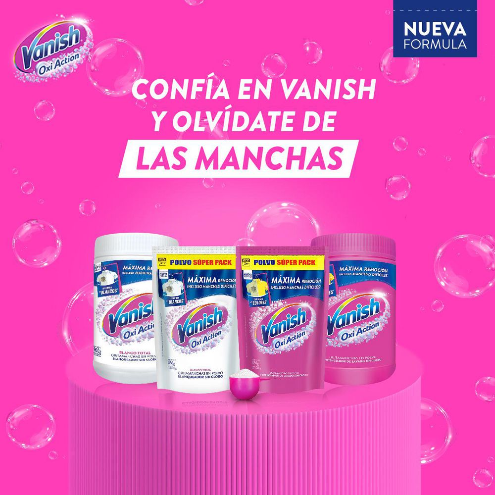 Quitamanchas VANISH blanco total (450  gr) img #6