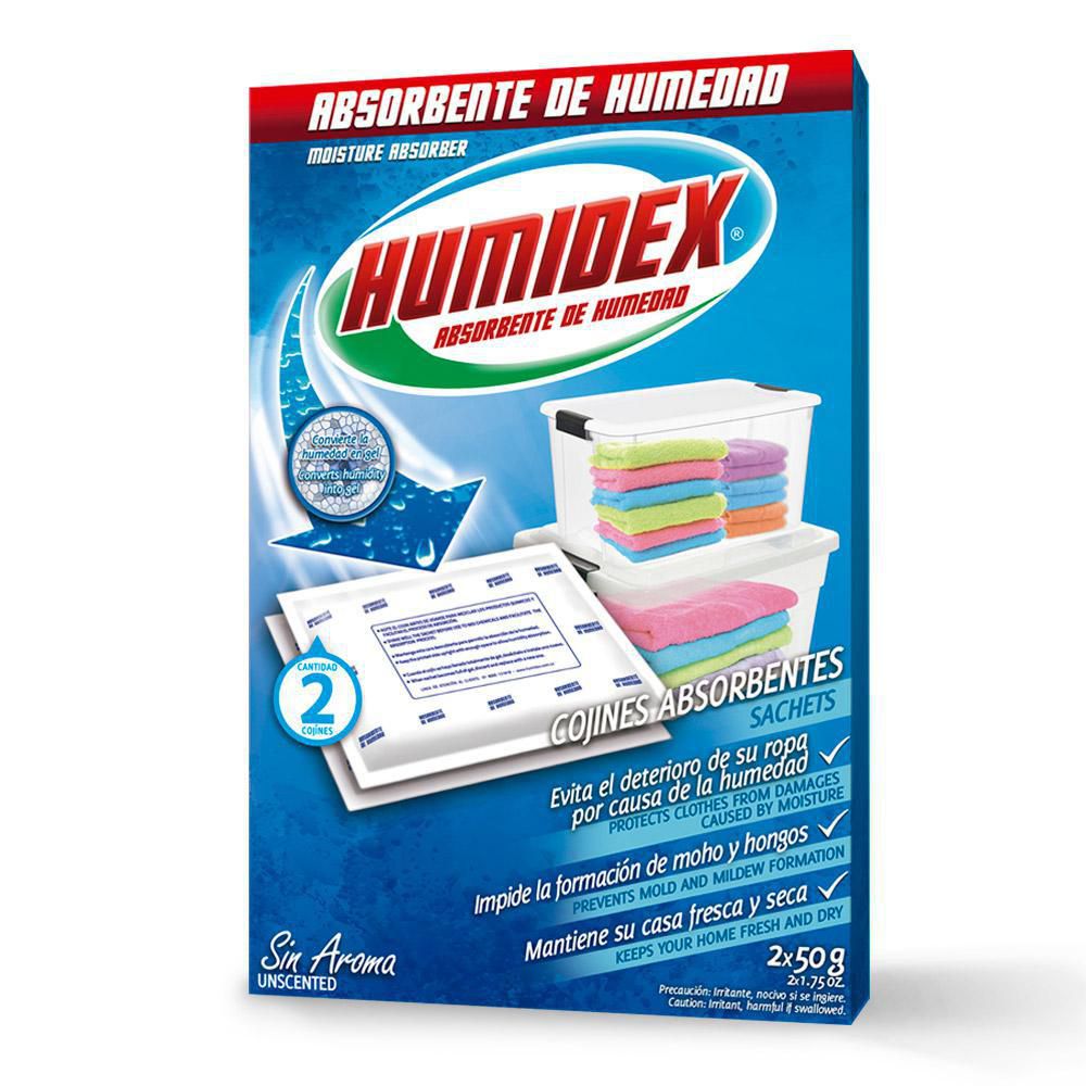 Absorbente de humedad HUMIDEX cojines sin aroma (100  gr) img #1
