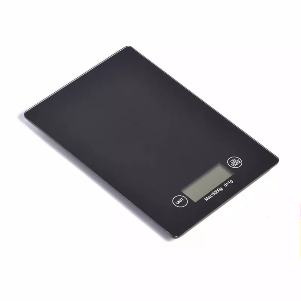 Bascula Gramera Digital 5Kg 1Gr Negro