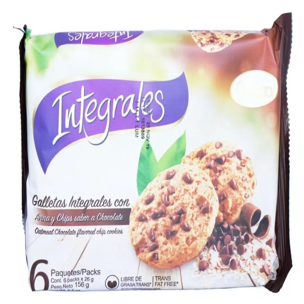 exito.com | Galletas Integrales Con Avena Y Chips Sabor A Chocolate 156 ...