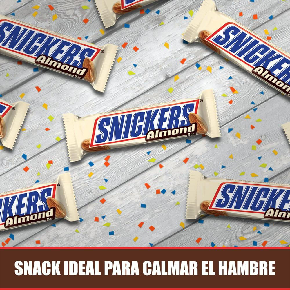 Snickers Barra De Chocolate Y Almendras 49.9 G img #3