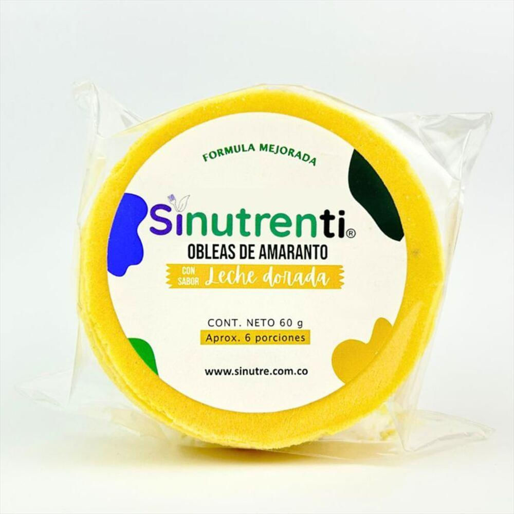 Oblea De Amaranto Leche Dorada 60 Gr