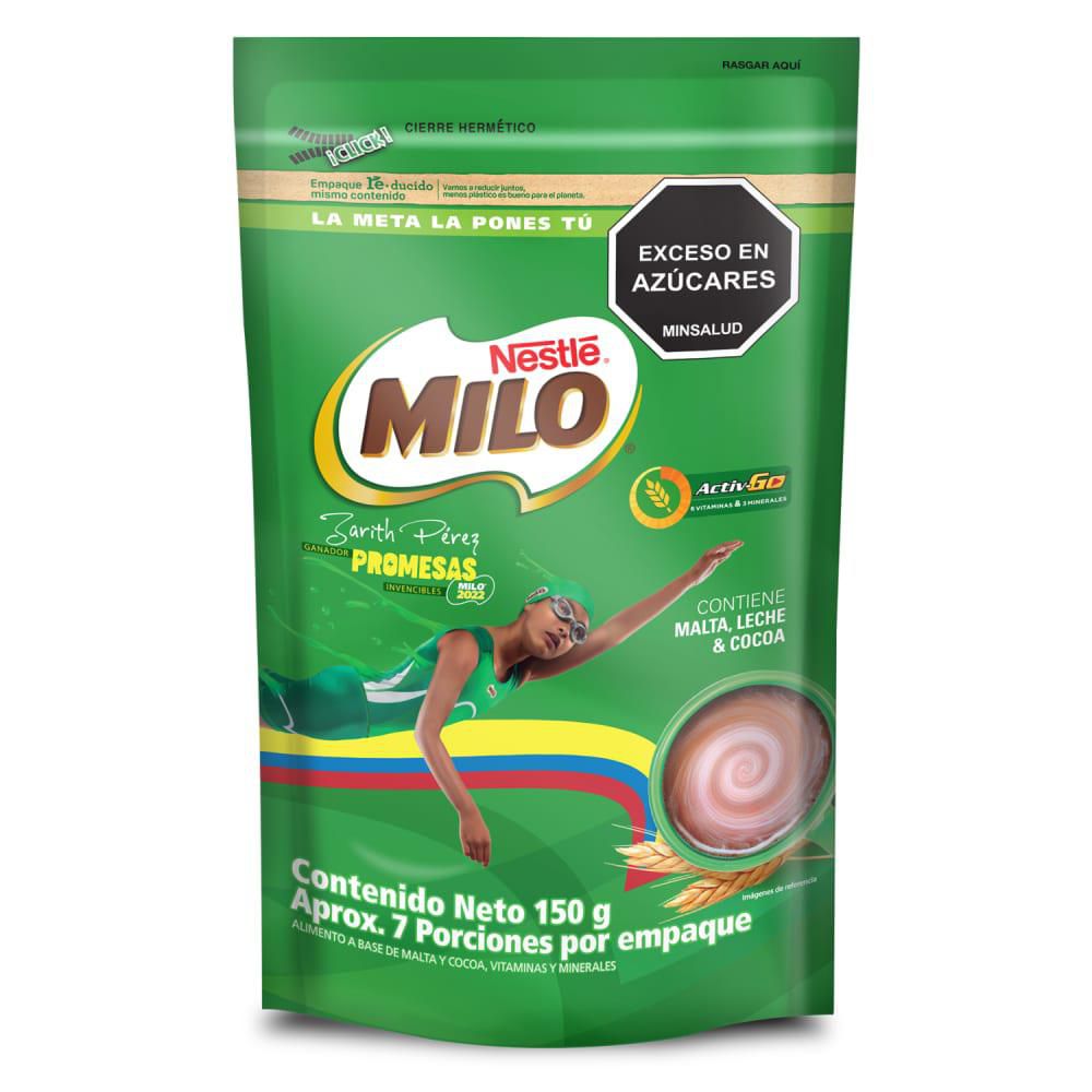 Bebida achocolatada con malta MILO activgo (150  gr) img #2