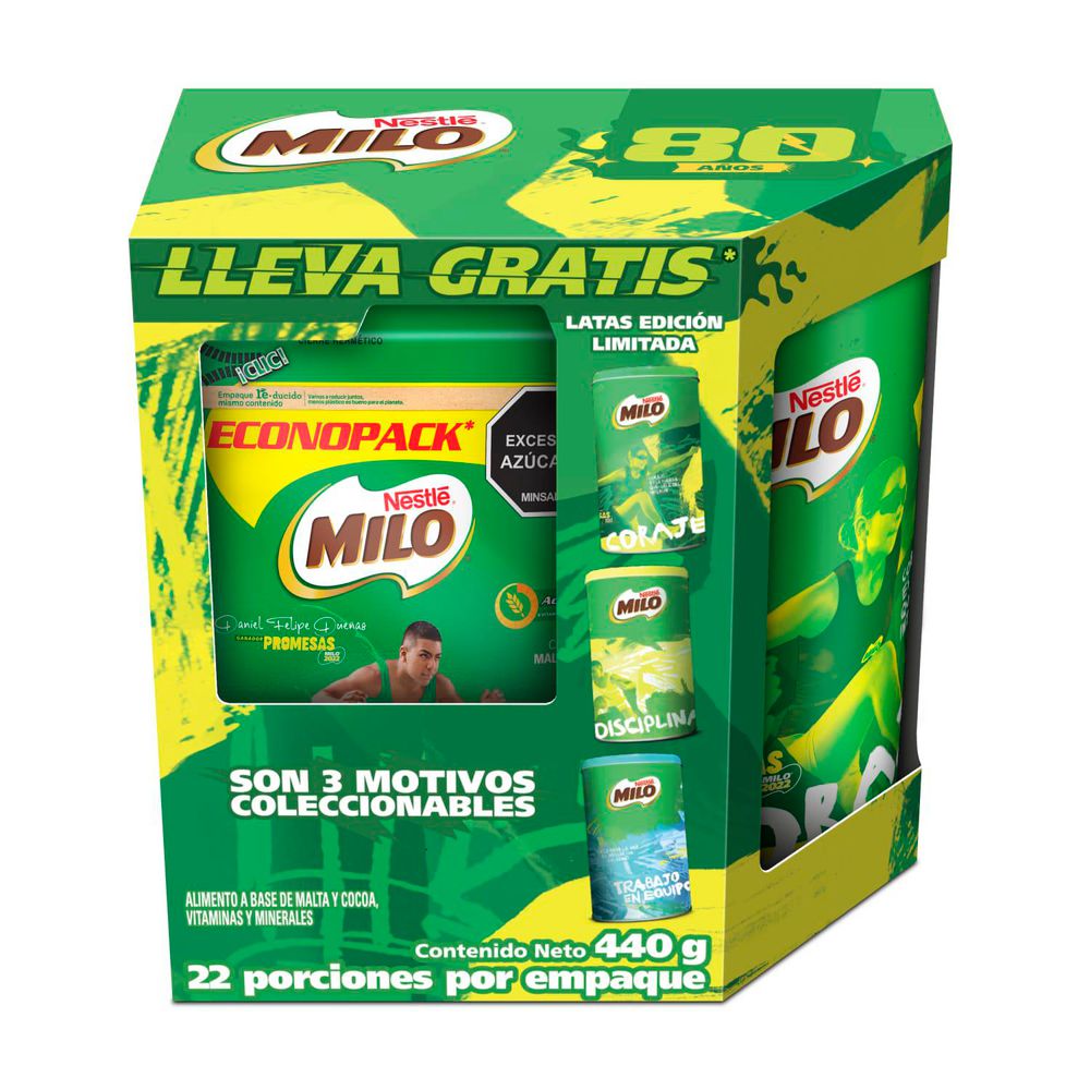 Bebida en polvo MILO latas edición limitada (440  gr) img #1