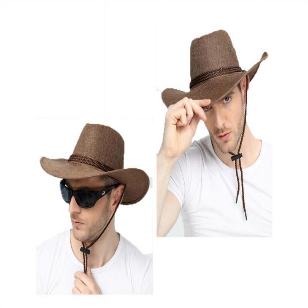 Sombrero Vaquero Llanero Norteño Texano Hombre Mujer Caqui img #2