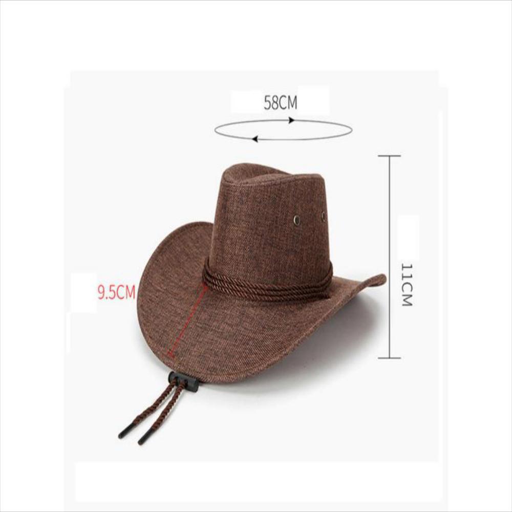 Sombrero Vaquero Llanero Norteño Texano Hombre Mujer Caqui img #3