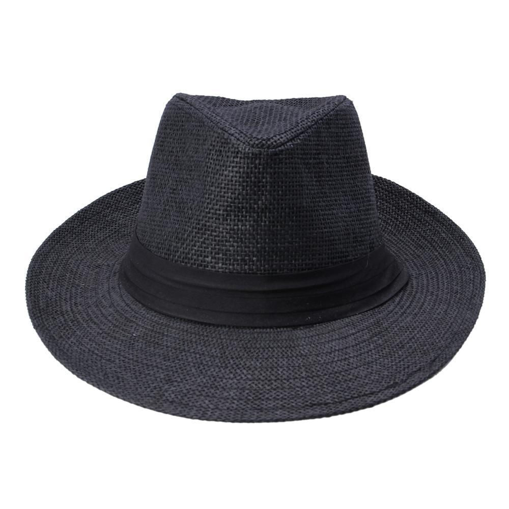 Sombrero Fedora Playa Gorro Gardel Elegante Negro img #2
