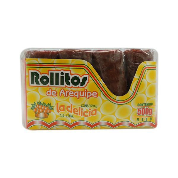 Rollitos de arequipe LA DELICIA x12und (500  gr) img #1
