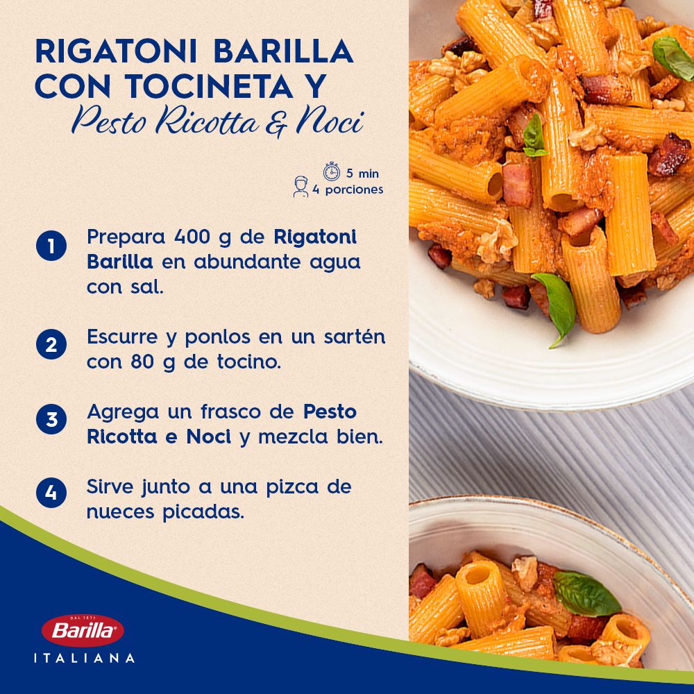 Salsa pesto BARILLA MARCA EXCLUSIVA ricotta e noci (190  gr) img #2