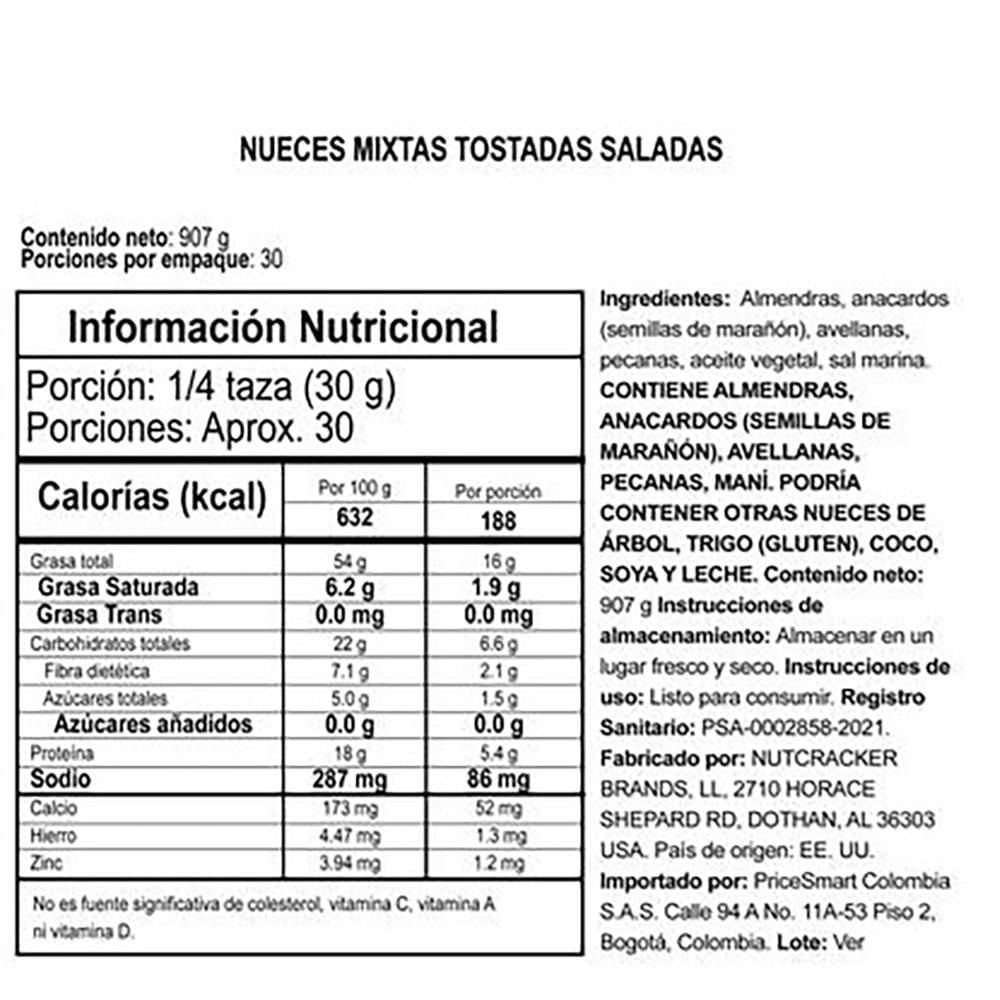 Nueces Members Selection mixtas tostadas (907.185  gr) img #2