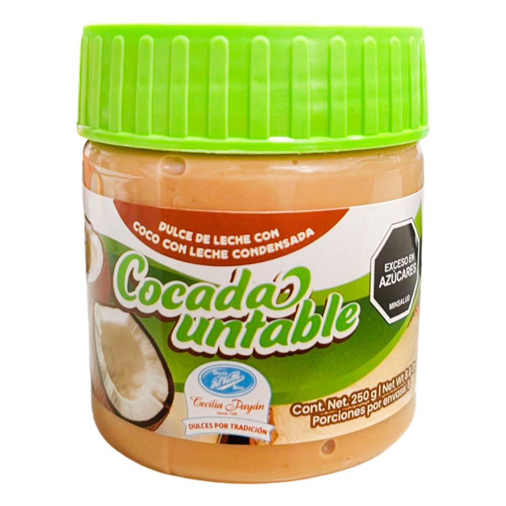 Dulce de leche DULCES DEL VALLE cocada untable (250  gr) img #1