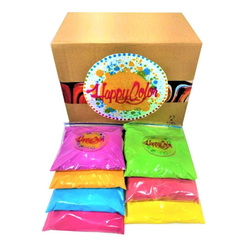 Polvos Holi Polvos Para Fiesta Kit 50 Sobres De 100G Surtido img #1