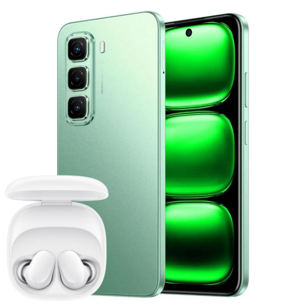 Celular Infinix Hot 50 5G 256Gb 8Ram Verde+ Buds 6 Play