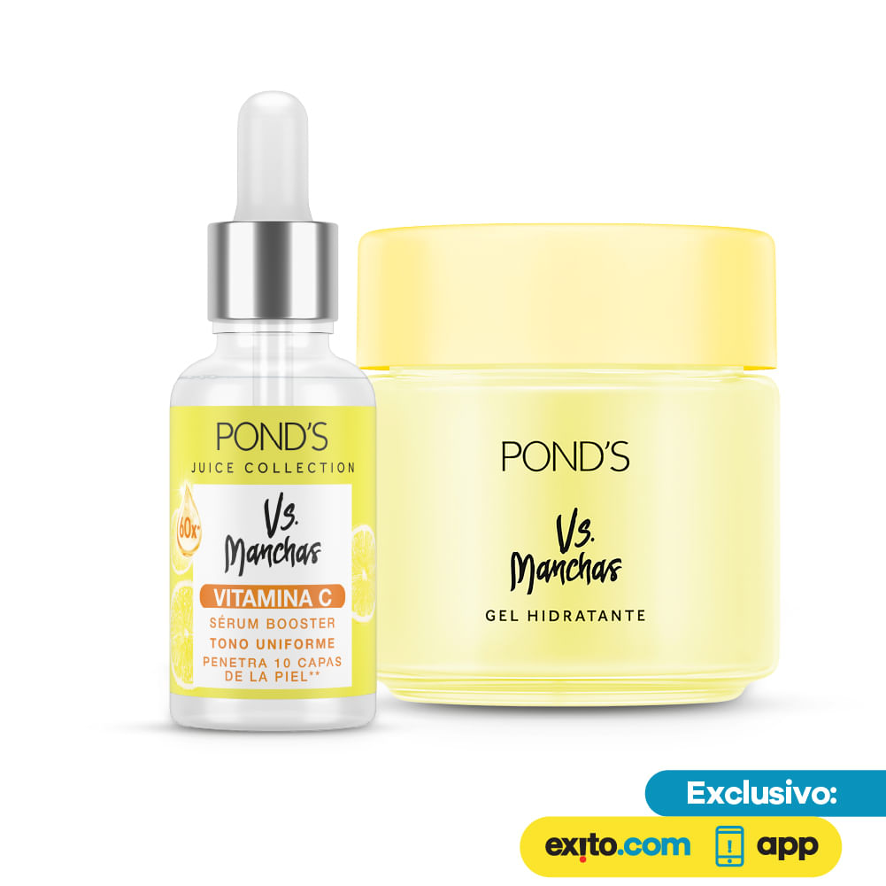 Gel Hidratante + Serum Facial Vitamina C Antimanchas PONDS