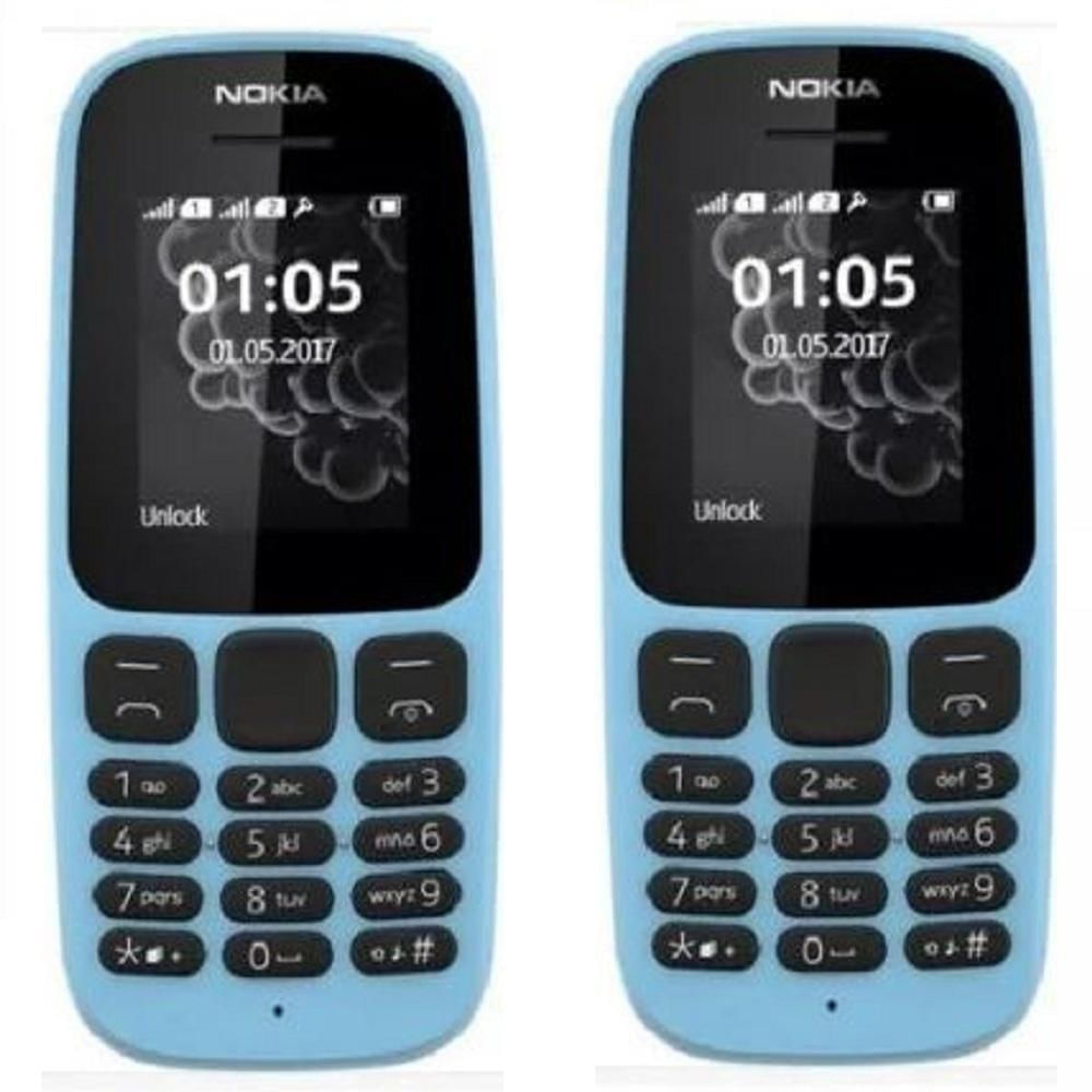 Celular Nokia 105 Ta 1037 Curvo Azul