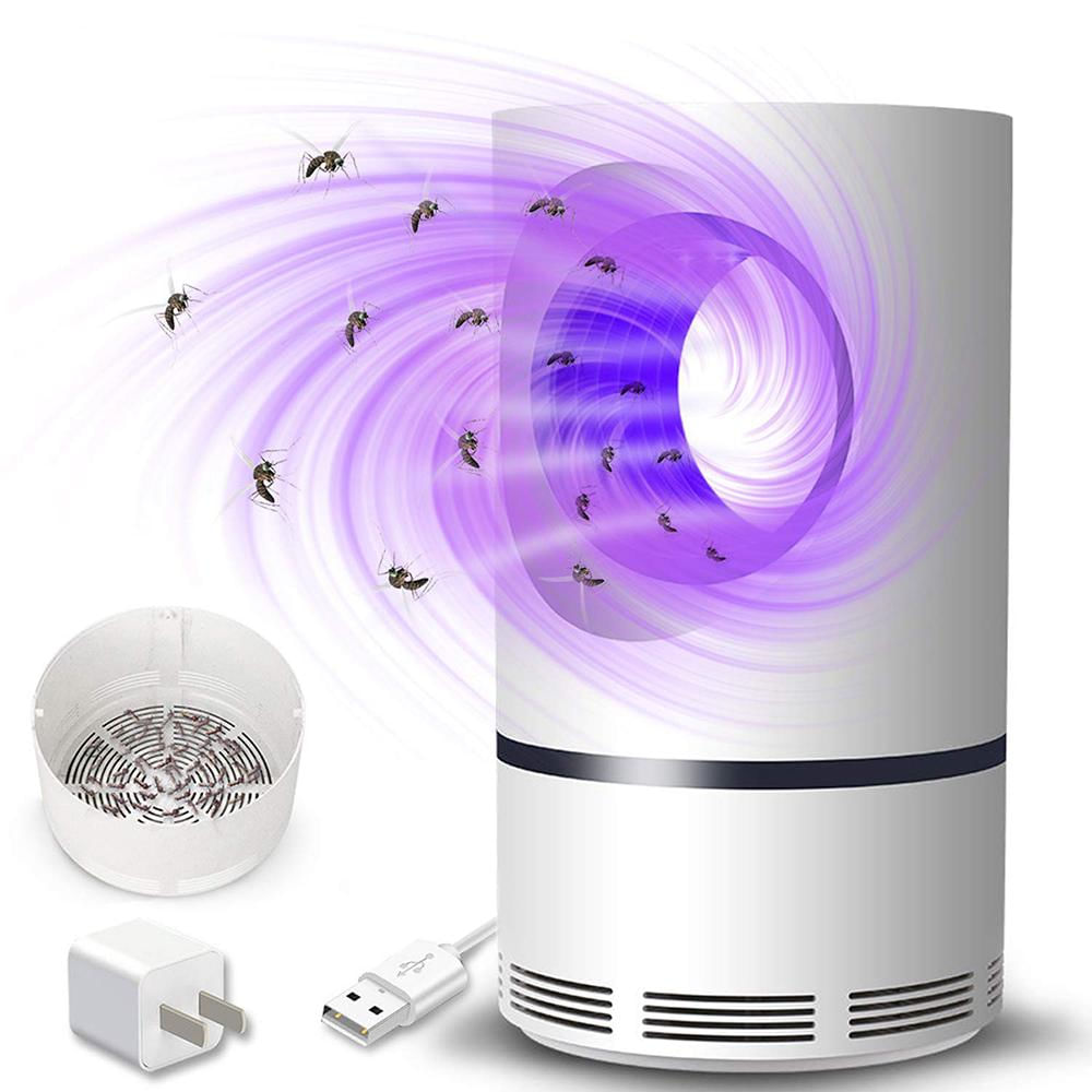 Usb Mosquito Insect Killer Lámpara Eléctrica Led Luz Blanca img #1