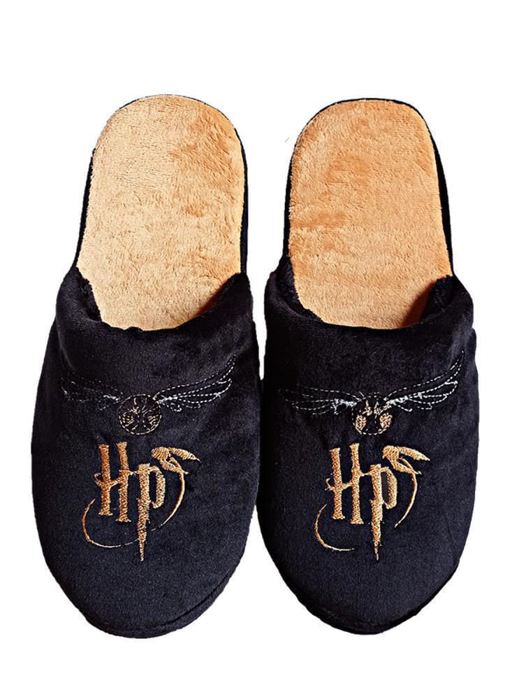 Pantufla Harry Potter Bordado Dorado