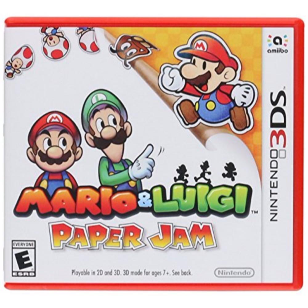 Videojuego Mario y Luigi Paper Jam img #1