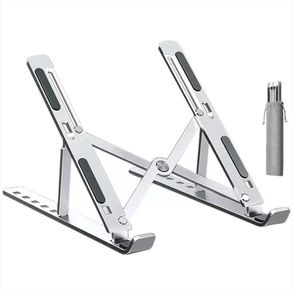 Base Soporte Portátil Laptop Plegable Ergonómica Metálica