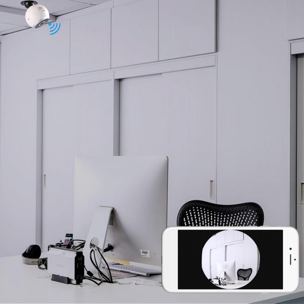 Cámara De Seguridad De Video Inalámbrica Acehe 960P Panorama Wifi Hd Night Vision img #3