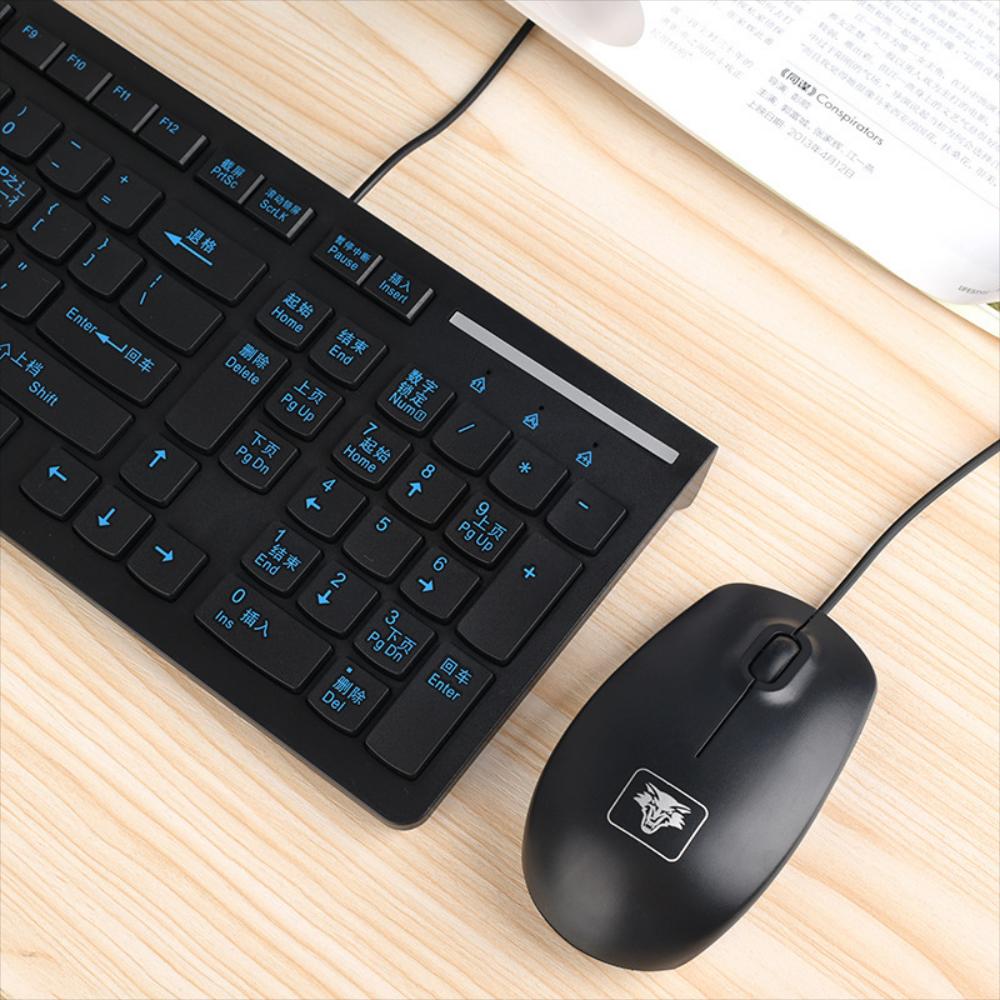 Chinese Character Usb Keyboard And Mouse Teclado Keyboard img #5