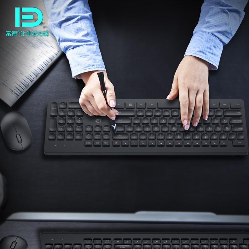 Fude Ik7300 Wireless Keyboard And Mouse Suit Desktop Laptop img #3