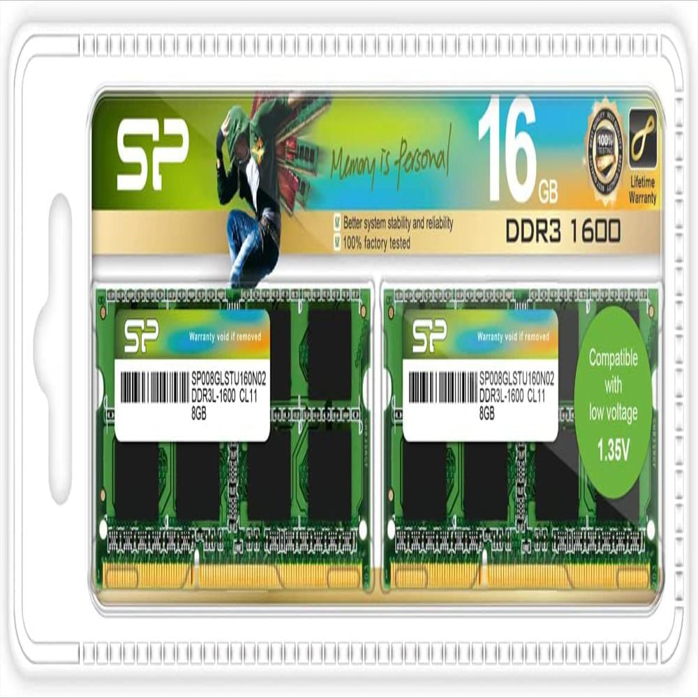 Kit Memorias Ram Ddr3 1600Mhz 16Gb (X2 8Gb) Silicon Power Sodimm img #2