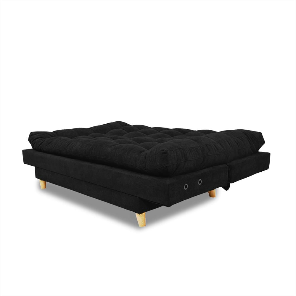 Sofá Cama Napoles Con Brazos Negro img #5