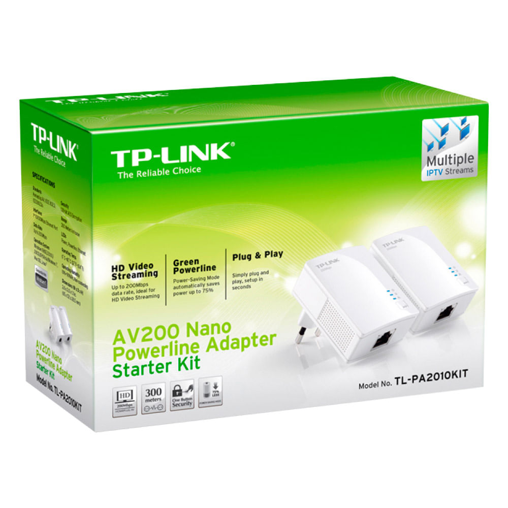 Kit De Inicio Con Adaptadores Nano Powerline Av200 200Mbps img #3