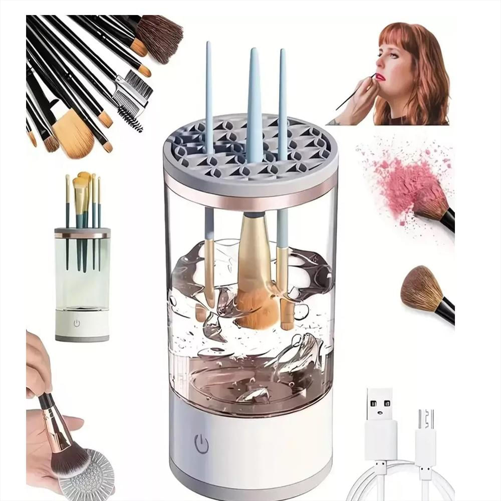 Limpiador Eléctrico Brochas Maquillaje