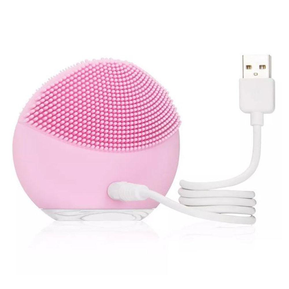 Spa Facial Cepillo Vibración Silicona Suave Recargable Usb img #2