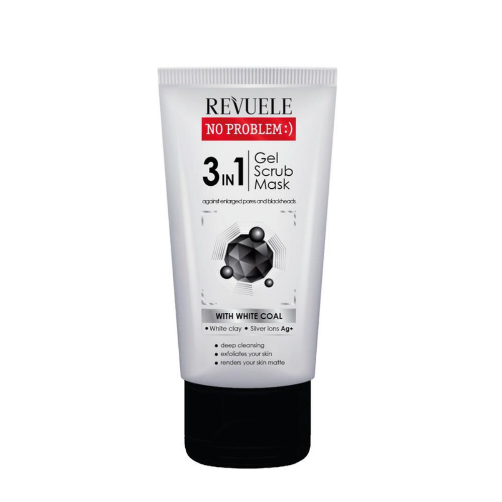 Gel, Exfoliante Y Mascarrila De Carbón Activado 3 En 1 150Ml
