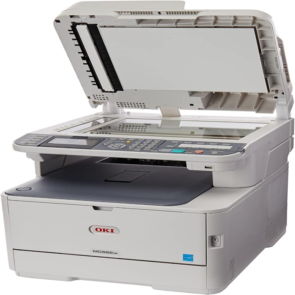 Impresora Multifuncional Oki Mc562w A Color Led Usb Blanca img #2