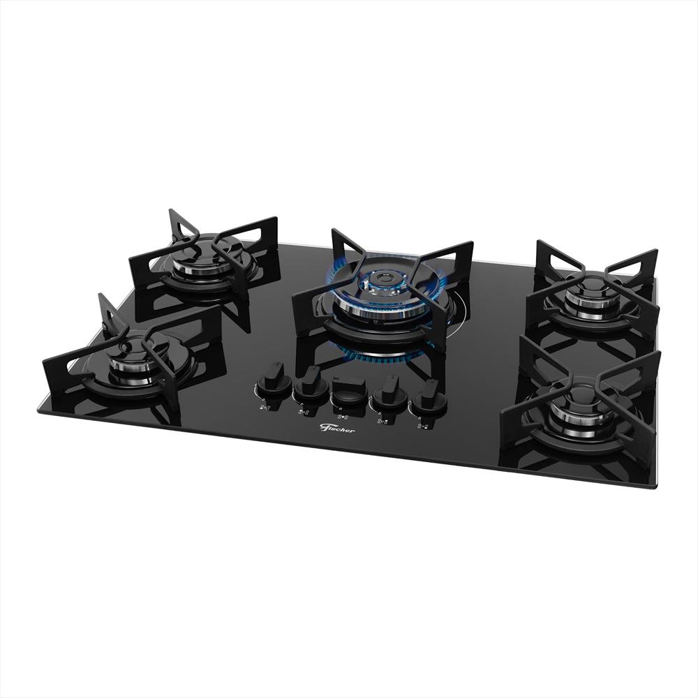 Estufa 5Q Gas Triple Llama Fit Line Marca Fischer img #1