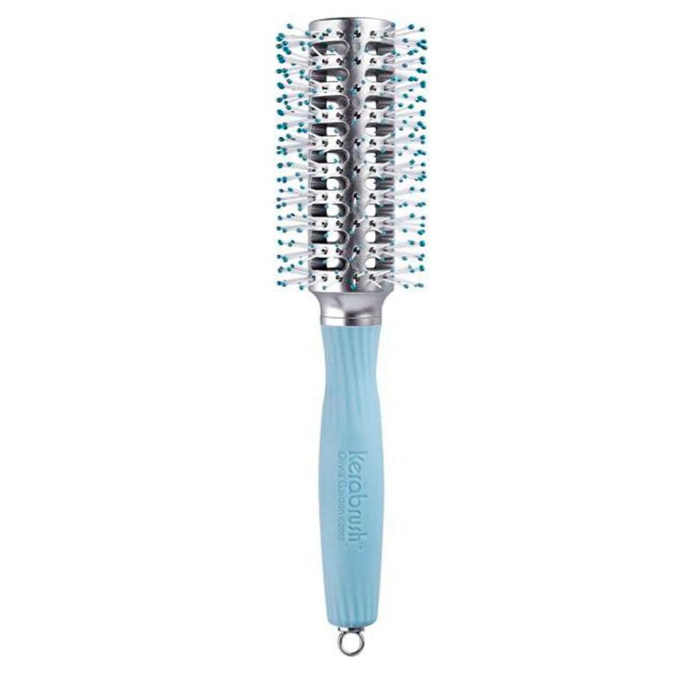 Cepillo Redondo Ceramico Kera Brush Celeste img #1