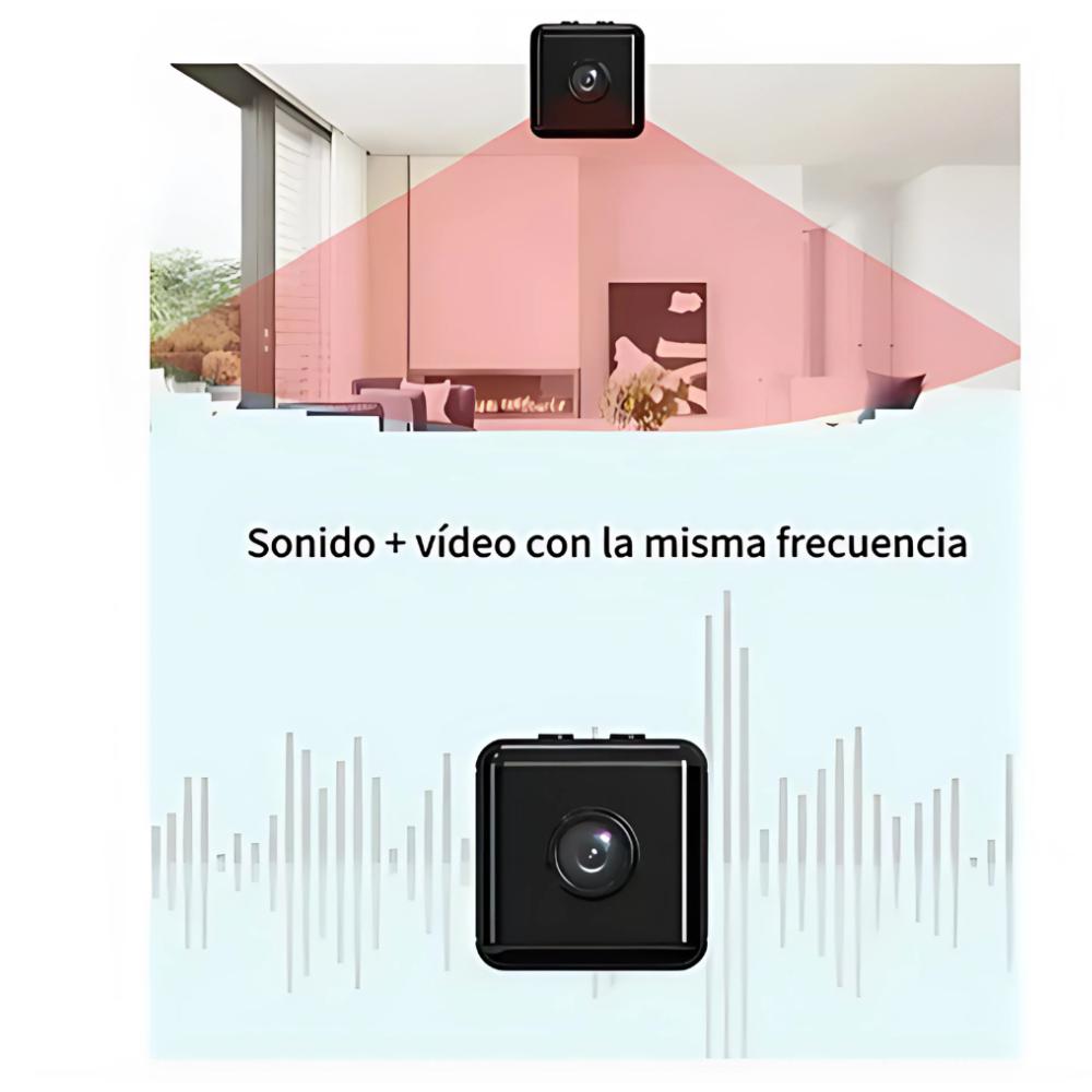 Mini Cámara Espía Wifi Full Hd 1080P Con Visión Nocturna img #3