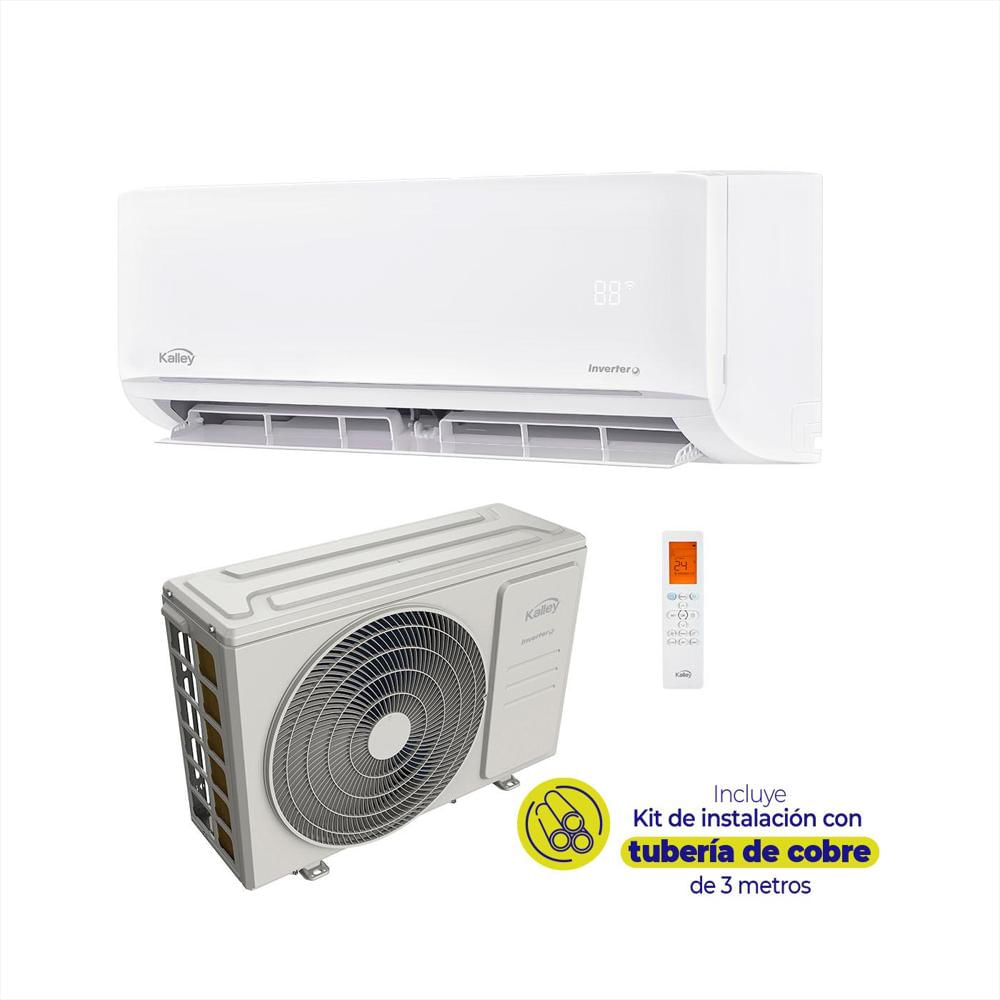 Aire Acondicionado Kalley 12.000Btu Tipo Split Inverter 220V K A12b Blanco img #4