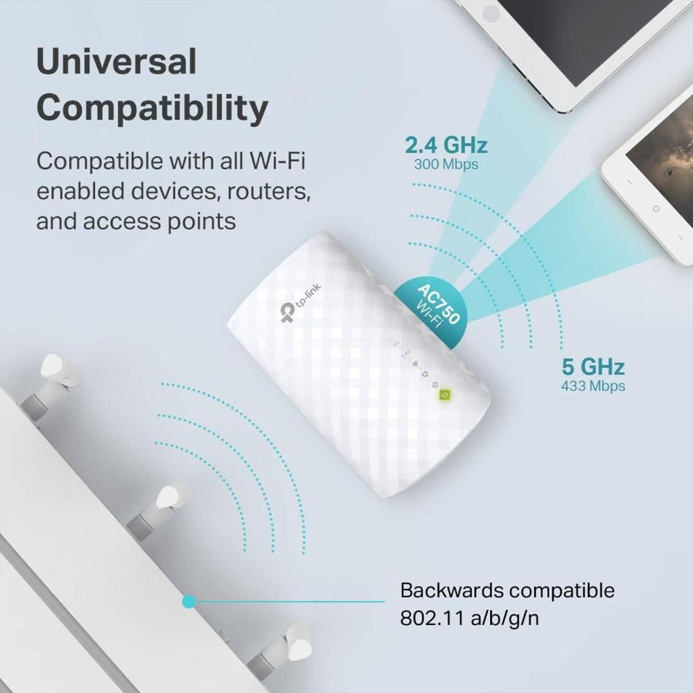 Repetidor Extensor De Rango Wifi Dual Band 5G Tp Link Ac750 img #3