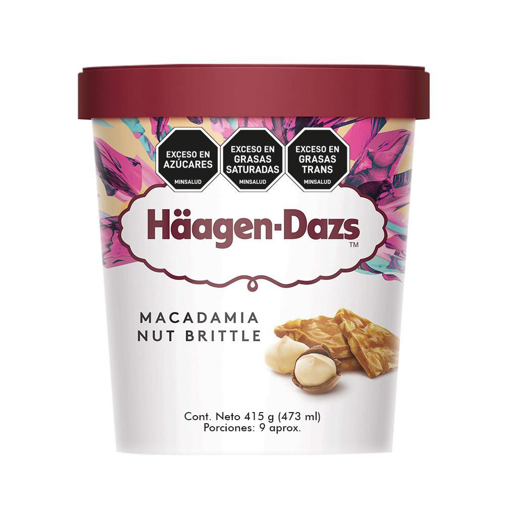 Helado HAAGENDAZS MARCA EXCLUSIVA trozos de macadamia (415  gr) img #1